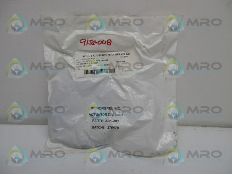 NORGREN AJK-403 PISTON SEAL KIT * NEW IN FACTORY BAG *