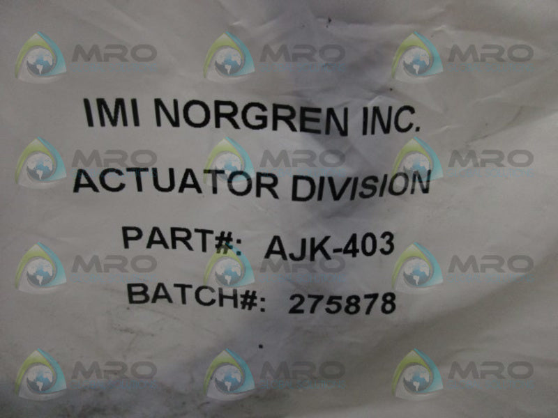 NORGREN AJK-403 PISTON SEAL KIT * NEW IN FACTORY BAG *
