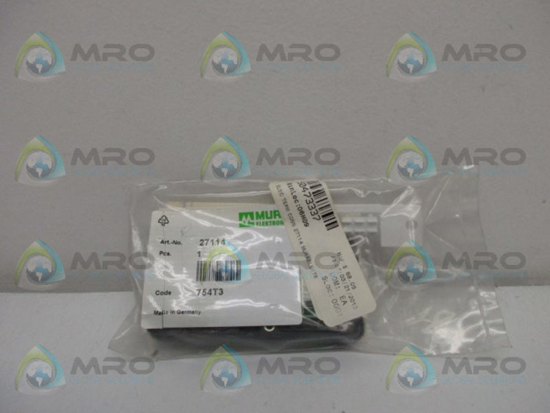 MURR ELEKTRONIK 27114 BASIC DISTRIBUTOR SENSOR/ACTUATOR * NEW IN FACTORY BAG *