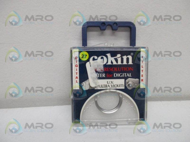 COKIN C241D-27 UV FILTER W/ SILVER MOUNT 27MM  NSMP
