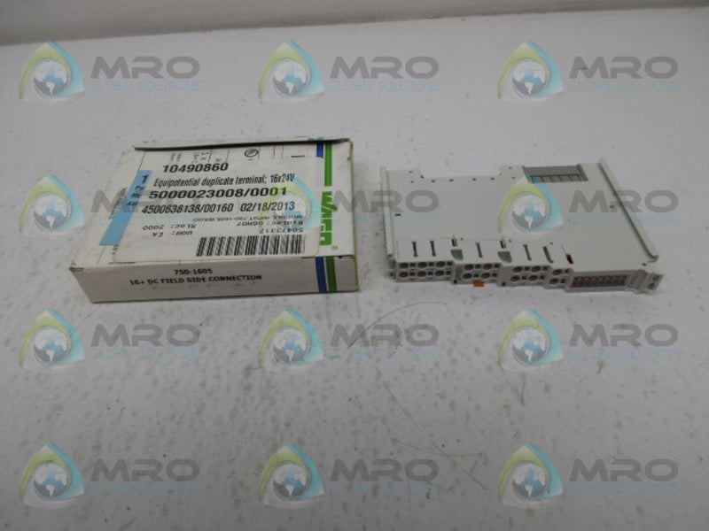 WAGO 750-1605 FIELD SIDE CONNECTION MODULE  NSMP
