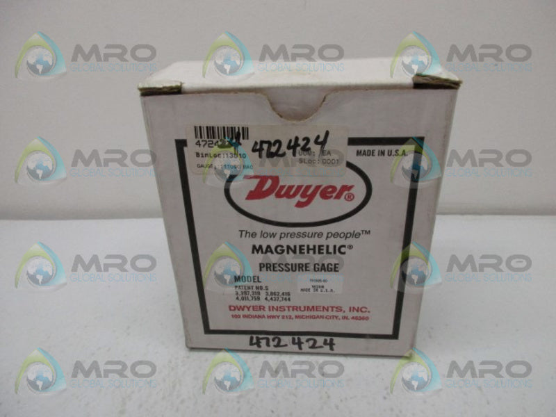 DWYER 12-193605-01 PRESSURE GAUGE  NSMP