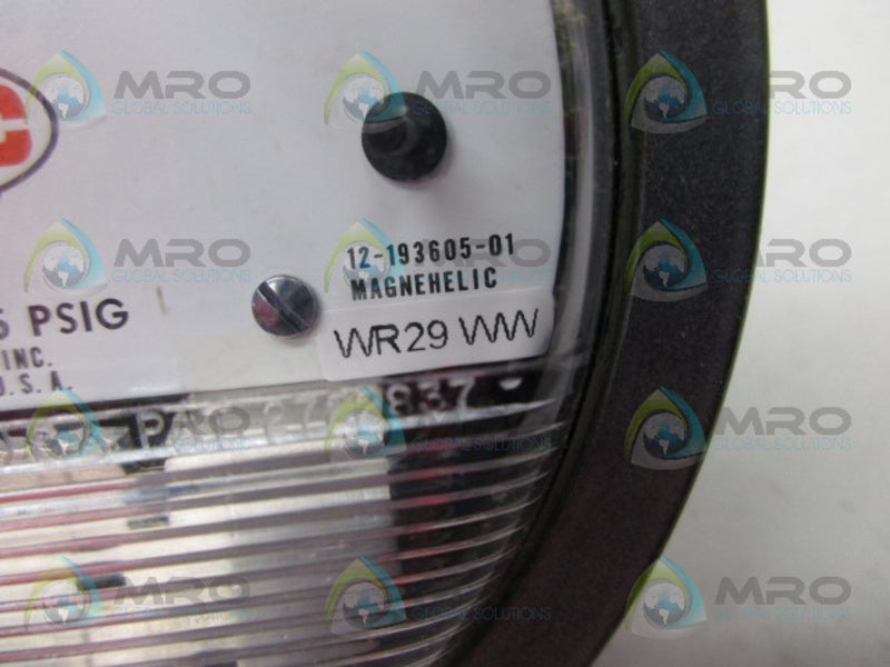 DWYER 12-193605-01 PRESSURE GAUGE  NSMP