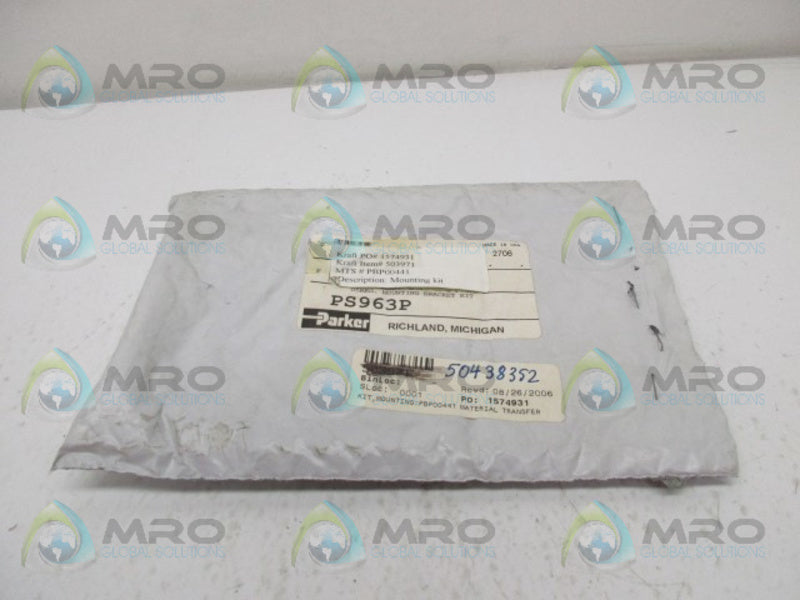 PARKER PS963P MOUNTING BRACKET KIT * NEW IN BAG *