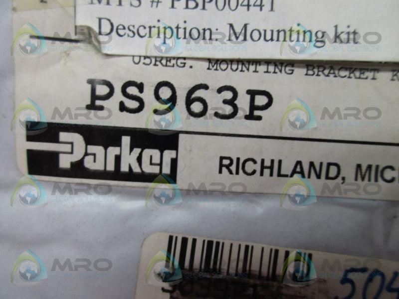 PARKER PS963P MOUNTING BRACKET KIT * NEW IN BAG *