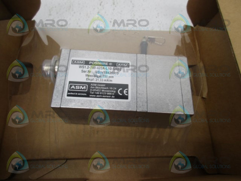 ASM WS1.2-750-420A-L10-SAB2 SENSOR  NSMP