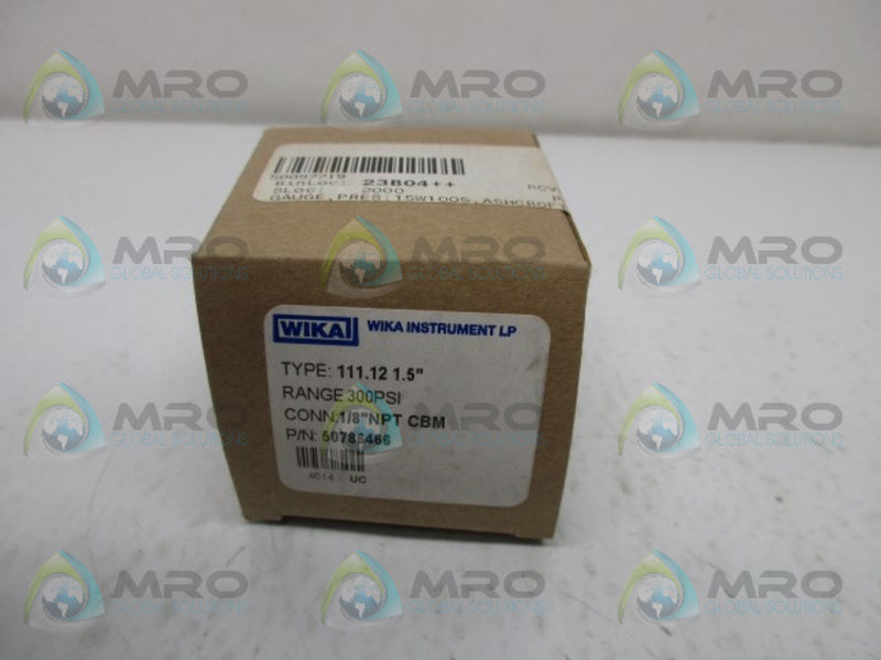 WIKA 50786466 PRESSURE GAUGE 300PSI  NSMP