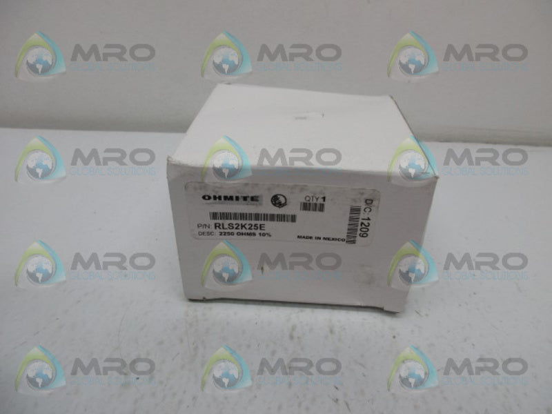 OHMITE RLS2K25E RHEOSTAT  NSMP