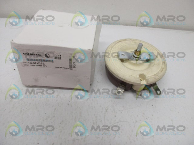 OHMITE RLS2K25E RHEOSTAT  NSMP