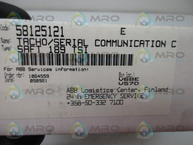 ABB SAFT-189-TSI INTERFACE BOARD * FACTORY SEALED *