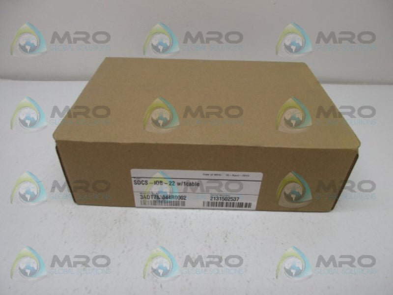 ABB SDCS-IOB-22W/1CABLE DCS800 EXTERNAL ISOLATED DIGITAL I/O * FACTORY SEALED *