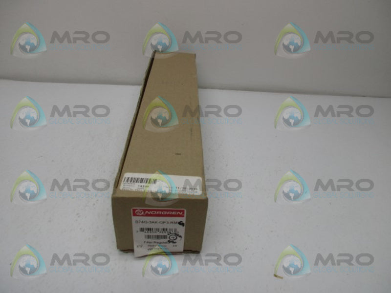 NORGREN B74G-3AK-QP3-RMG FILTER REGULATOR  NSMP