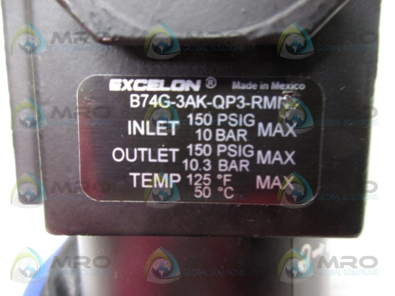 NORGREN B74G-3AK-QP3-RMG FILTER REGULATOR  NSMP