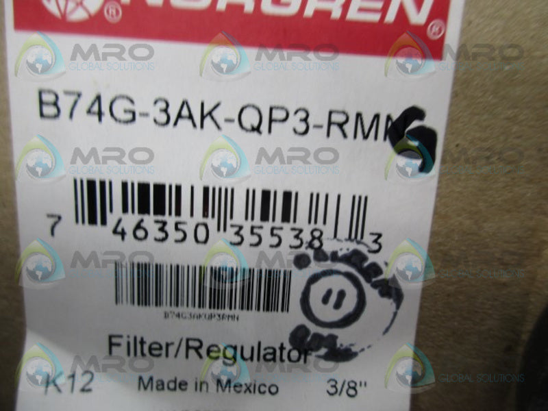 NORGREN B74G-3AK-QP3-RMG FILTER REGULATOR  NSMP
