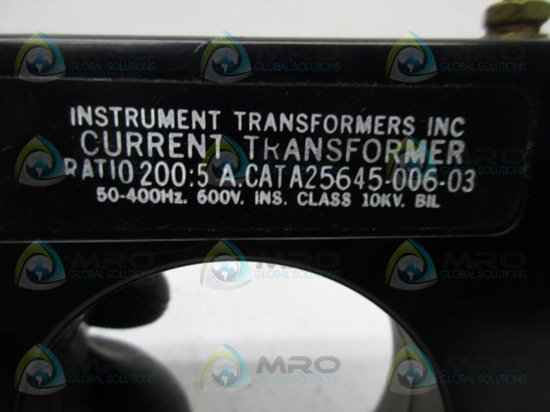 INSTRUMENT TRANSFORMER A25645-006-03  NSNP