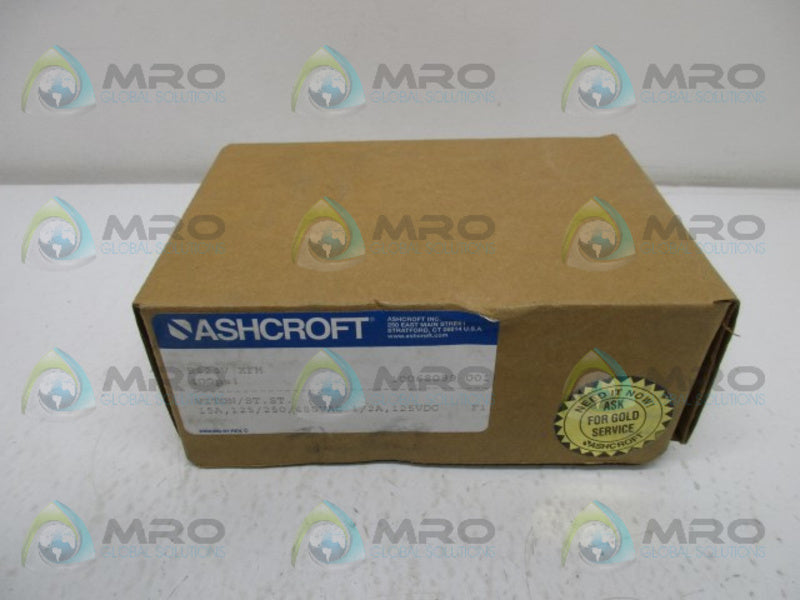 ASHCROFT B424VXFM PRESSURE SWITCH 400 PSI  NSMP