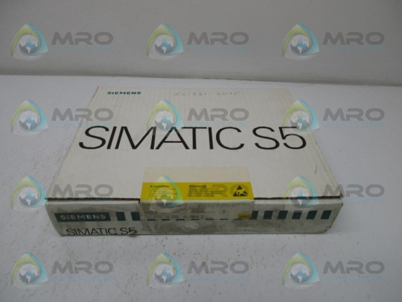 SIEMENS SIMATIC S5 6ES5-436-4UB12 DIGITAL INPUT MODULE  NSFS