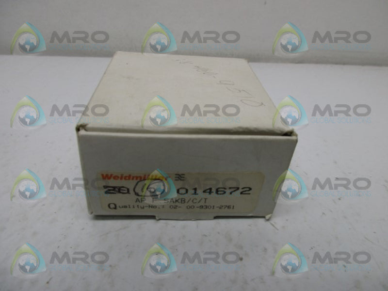 WEIDMULLER 014672 END PLATE (IN BOX)  NSNP