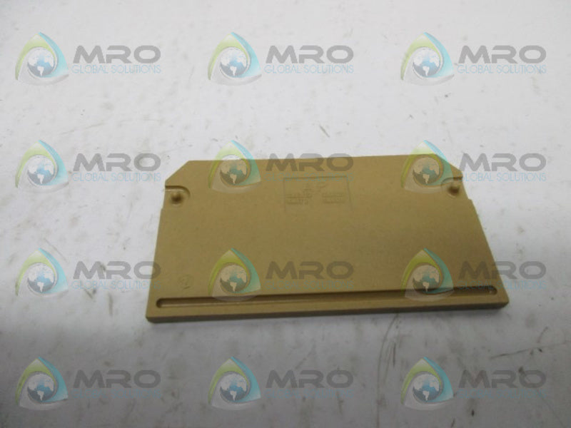 WEIDMULLER 014672 END PLATE (IN BOX)  NSNP