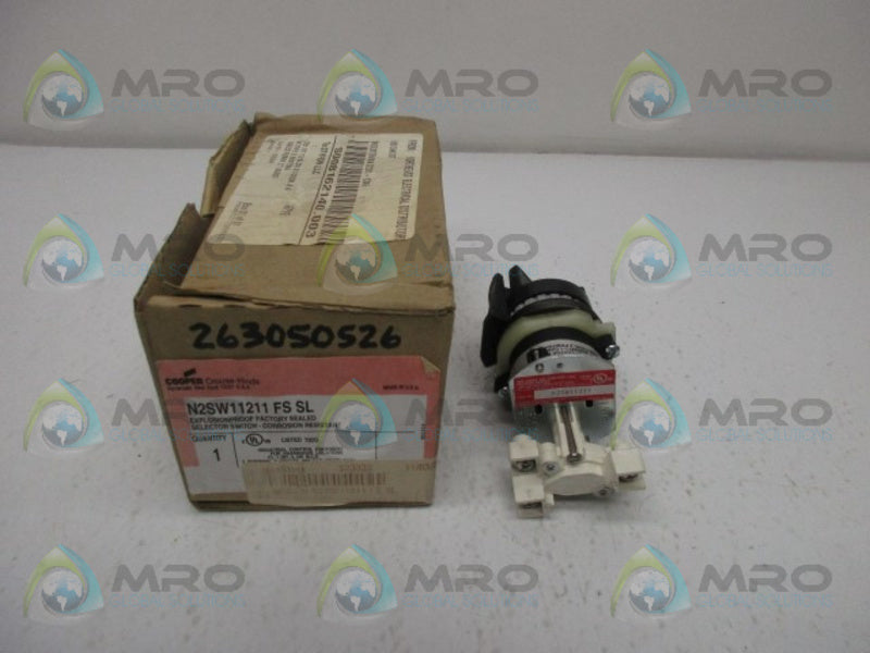 COOPER N2SW11211FSSL SELECTOR SWITCH  NSMP