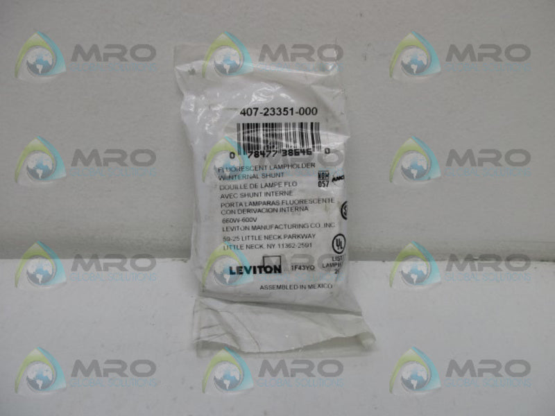 LEVITON 1F43YO FLUORESCENT LAMPHOLDER  NSMP