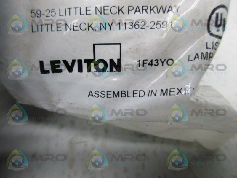 LEVITON 1F43YO FLUORESCENT LAMPHOLDER  NSMP