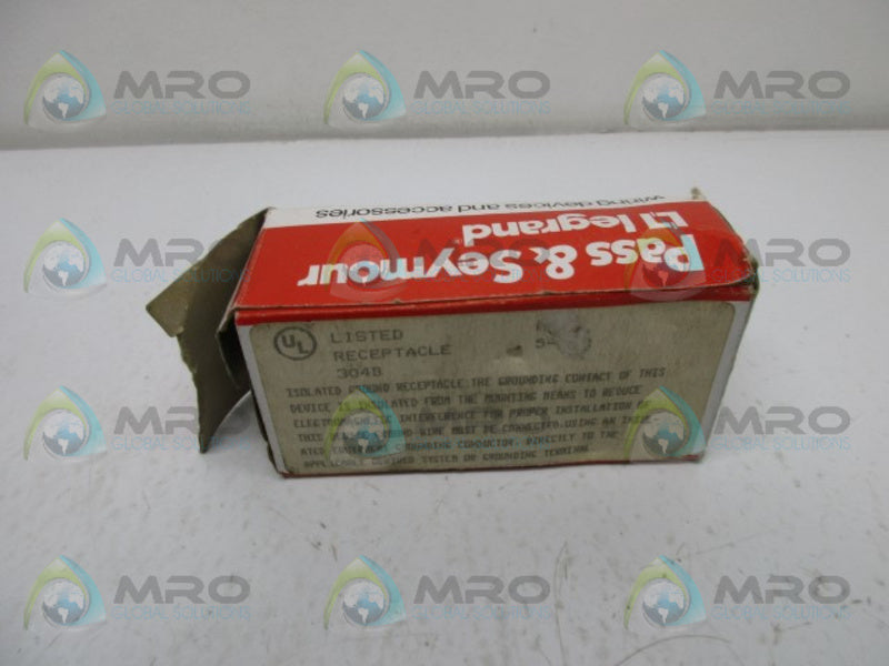 PASS & SEYMOUR 304B DUPLEX RECEPTACLE  NSMP