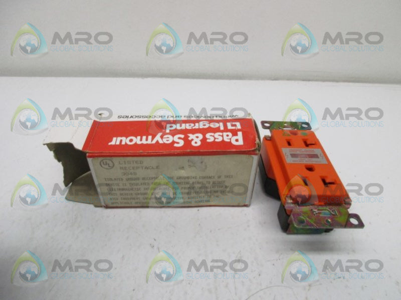 PASS & SEYMOUR 304B DUPLEX RECEPTACLE  NSMP