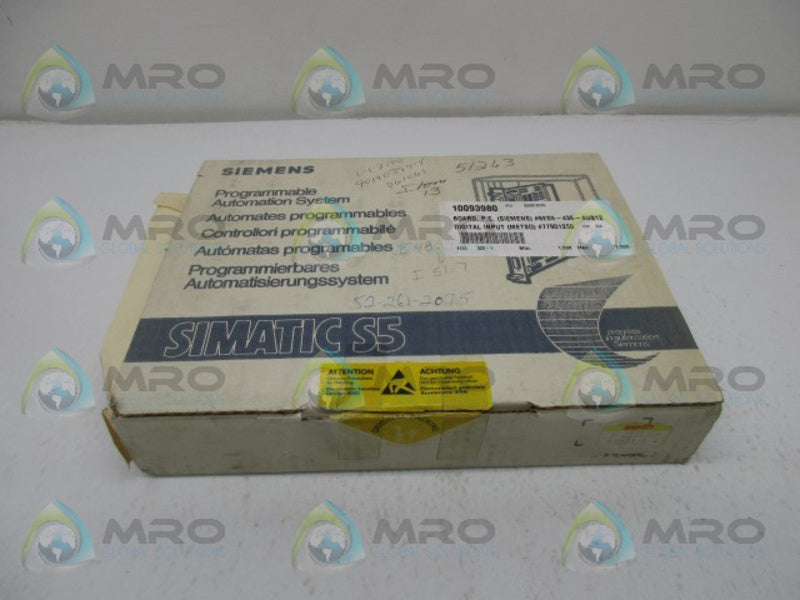 SIEMENS SIMATIC S5 6ES5436-4UB11 DIGITAL OUTPUT MODULE  NSMP