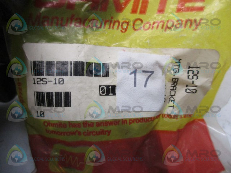 OHMITE 12S-10 RESISTOR MOUNTING BRAKCET (PK OF 10) * NEW IN FACTORY BAG *