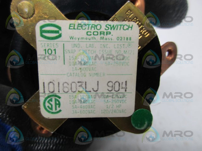 ELECTORSWITCH 101603LJ ROTARY SELECTOR SWITCH  NSMP