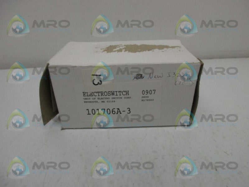 ELECTROSWITCH 101706A-3 ROTARY SWITCH  NSMP