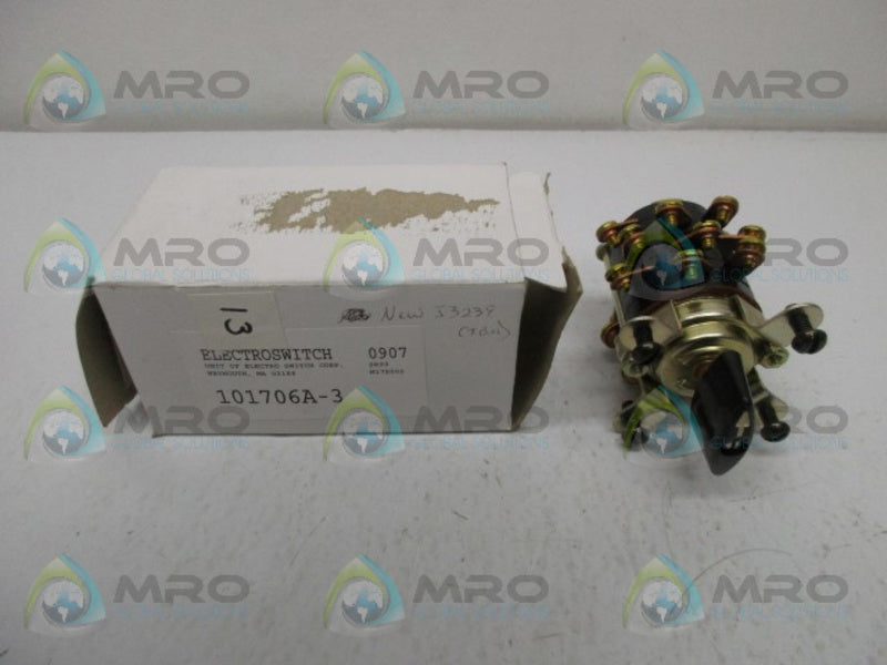 ELECTROSWITCH 101706A-3 ROTARY SWITCH  NSMP