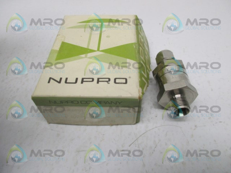 NUPRO SS-CHS8MM-1/3 CHECK VALVE FITTING  NSMP