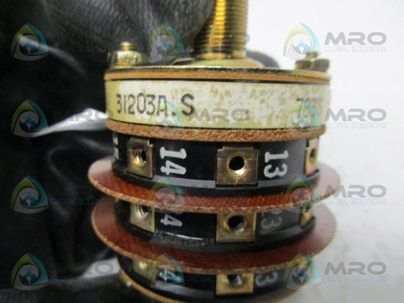ELECTROSWITCH 31203A-S ROTARY SWITCH  NSMP