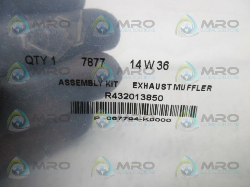 INDUSTRIAL MRO R432013850 ASSEMBLY KIT EXHAUST MUFFLER * NEW IN FACTORY BAG *