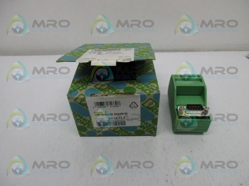 PHOENIX CONTACT VIP-2/SC/D9SUB/M MODULE  NSMP