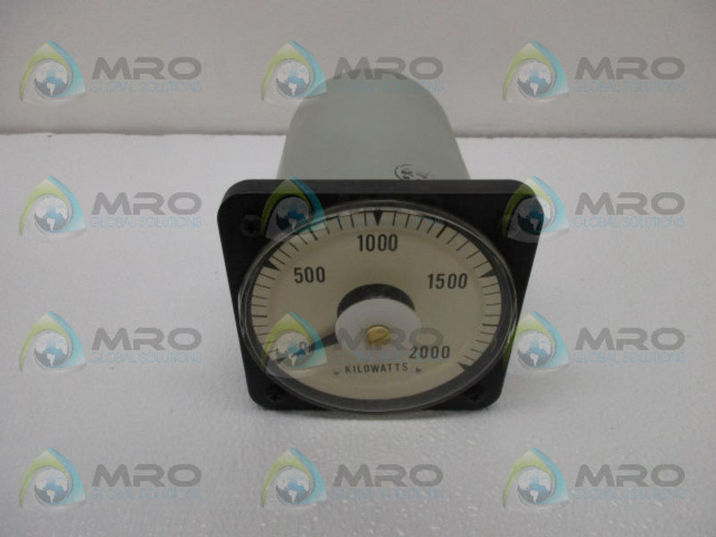GENERAL ELECTRIC 50-103251AHMU1DEC WATTMETER  NSNP