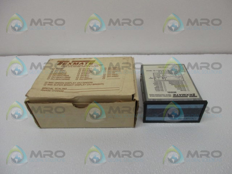 TEXMATE DU-35ACI5 METER 1-5AMP 3.5DIGIT  NSMP