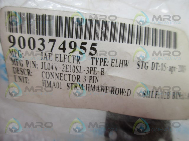 JAE JL04V-2E10SL-3PE-B CONNECTOR 3PIN  NSMP