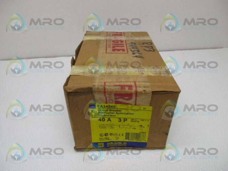 SQUARE D FA34040 CIRCUIT BREAKER * FACTORY SEALED *