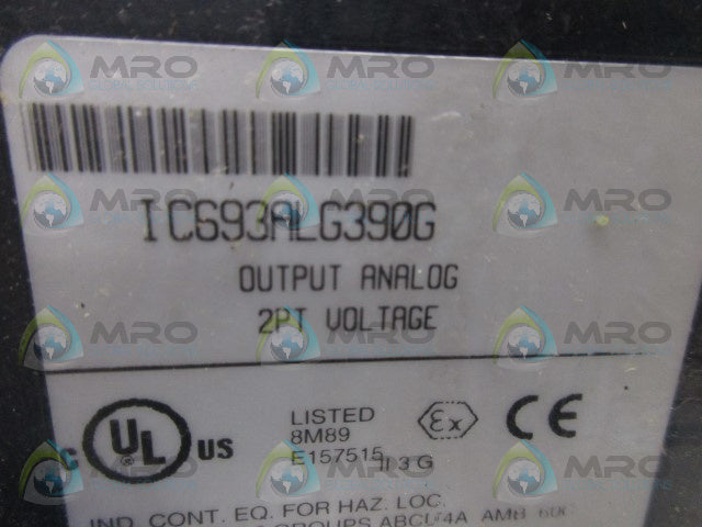 FANUC IC693ALG390G OUTPUT ANALOG * NEW IN ORIGINAL PACKAGE *
