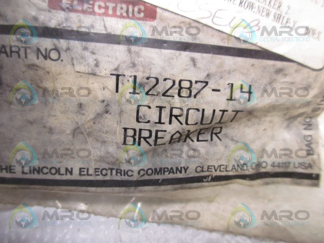 LINCOLN ELECTRIC T12287-14 CIRCUIT BREAKER * NEW IN FACTORY BAG *