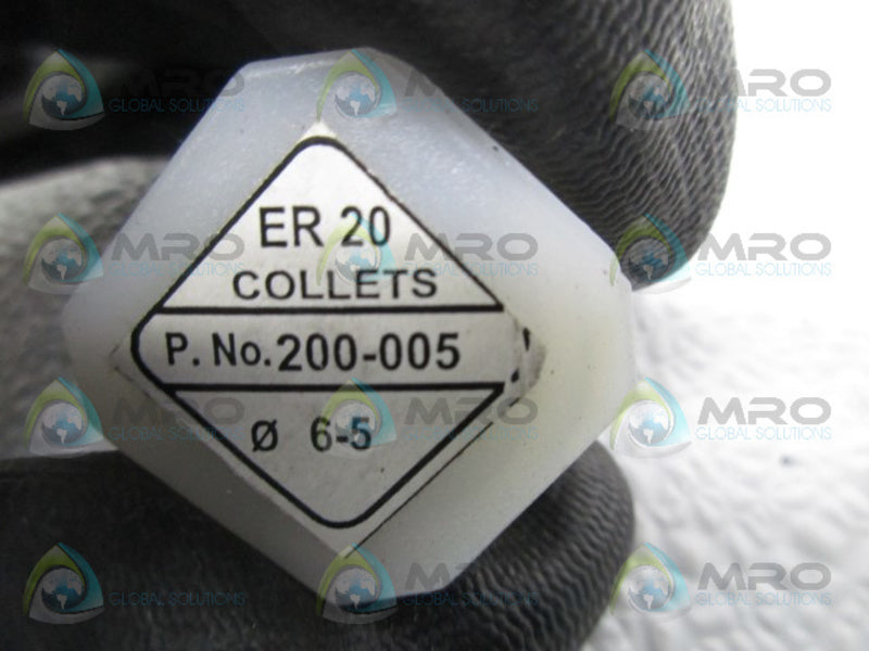 INDUSTRIAL MRO 200-005 ER 20 COLLETS * NEW IN ORIGINAL PACKAGE *