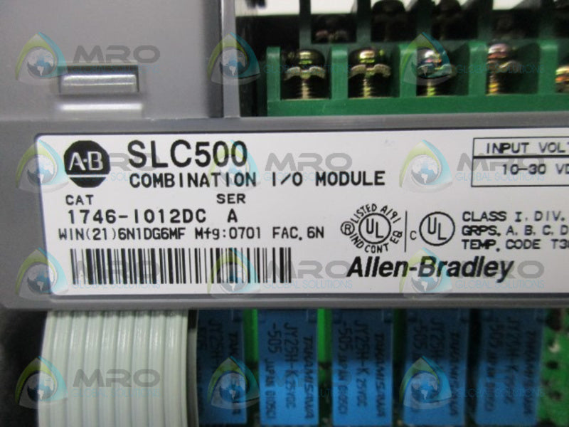 INDUSTRIAL SPARE PART SLC 500 1746-I012DC SER.A COMBINATION I/O MODULE  NSNP