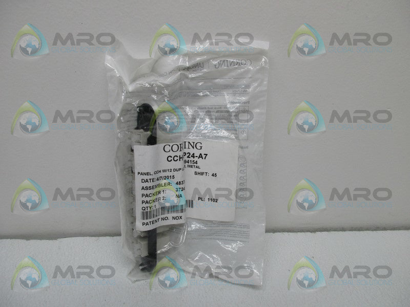 CORNING CCH-CP24-A7 24-F CCH PANEL W/12 LC DUPLEXSC  NSMP