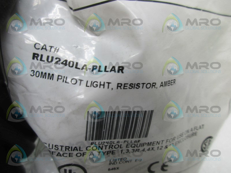 C3CONTROLS RLU240LA-PLLAR PILOT LIGHT 30MM AMBER  NSMP