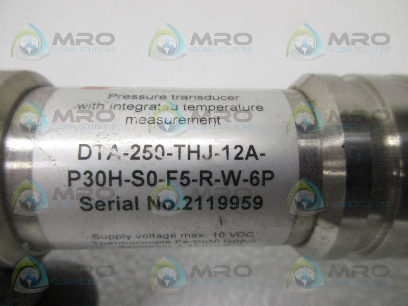 GNEUB DTA-250-THJ-12A-P30H-S0-F5-R-W-6P PRESSURE TRANSDUCER  NSNP