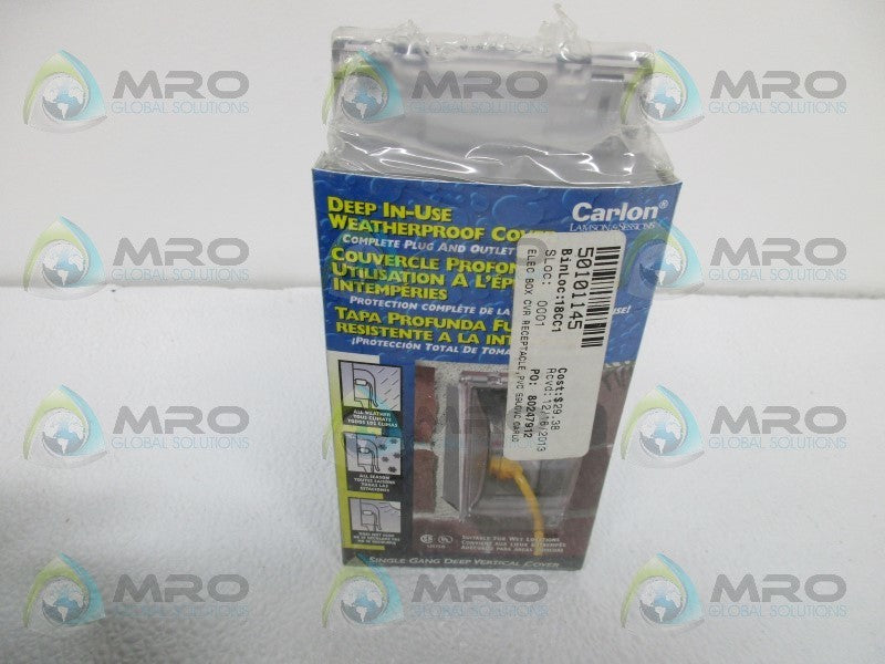 CARLON E9UDVCRN2 1 GANG VERTICAL COVER  NSMP