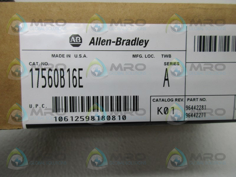 ALLEN BRADLEY CONTROLLOGIX 1756-OB16E SER. A F/W 2.4 * FACTORY SEALED *
